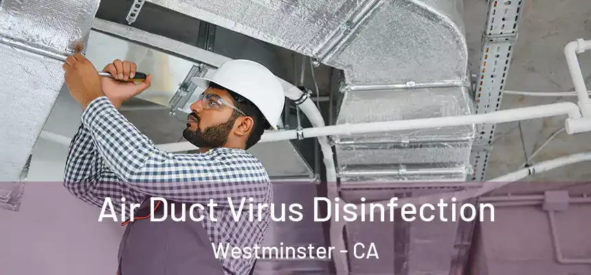 Air Duct Virus Disinfection Westminster - CA