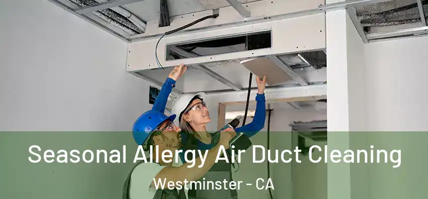 Seasonal Allergy Air Duct Cleaning Westminster - CA